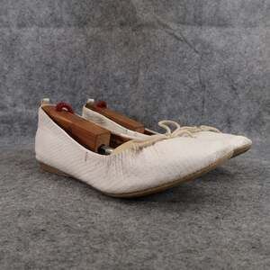 Merona Shoes Womens 7.5 Ballet Flat Slip On Fashion Casual Bow Lifestyle Classic